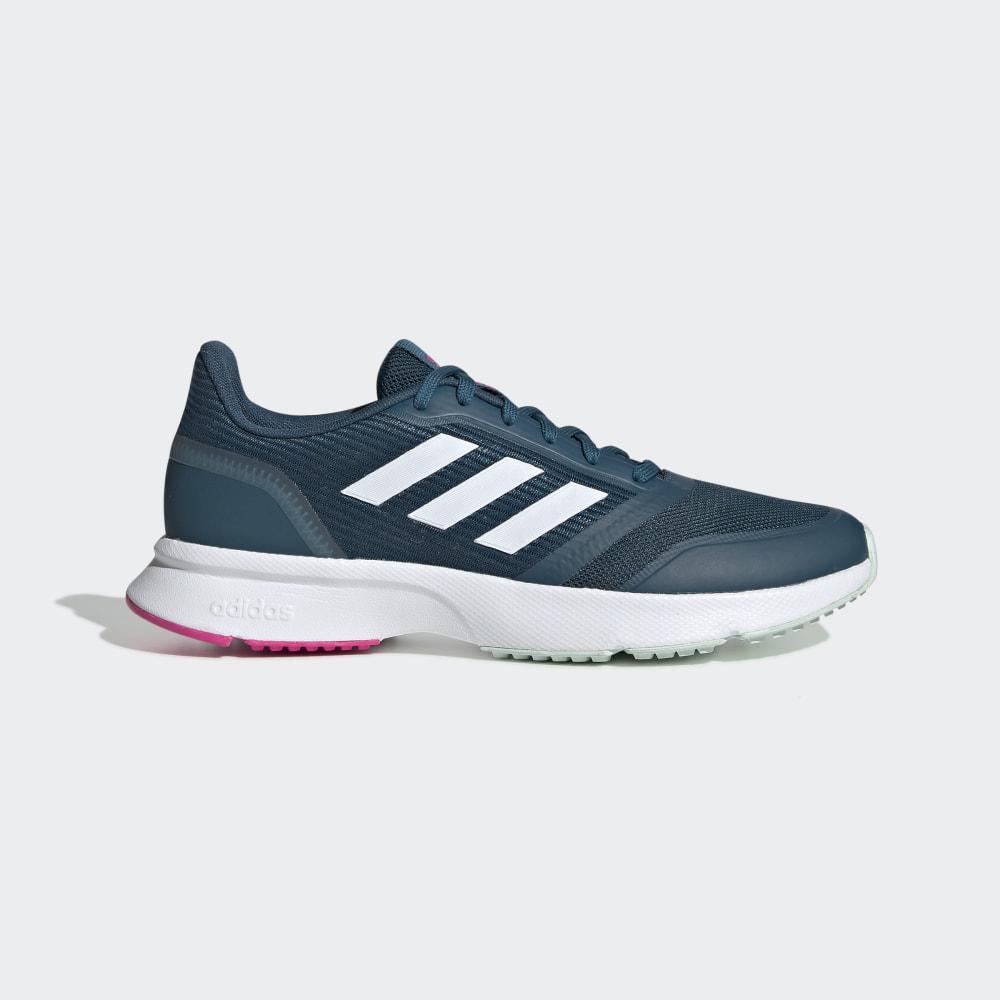 Adidas Women's Nova Flow Running Shoes White/Pink Ireland EH1378